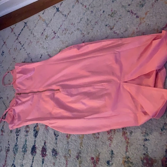 LINED SWEETHEART PINK DRESS - Picture 6 of 8